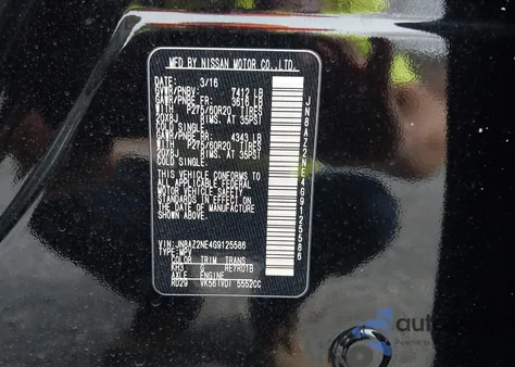 2016 Infiniti Qx80 Limited из США, поврежденный, VIN JN8AZ2NE4G9125586